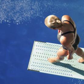Springboard Diving class at Robinson Township Pool