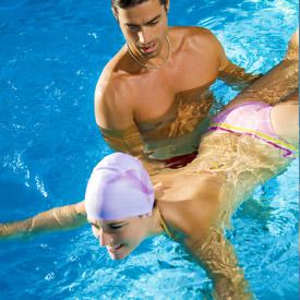 Adult class at Robinson Township Pool