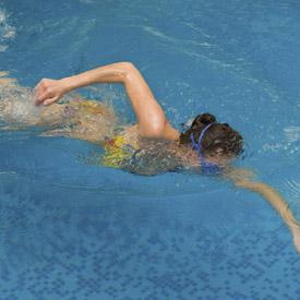 Advanced class at Robinson Township Pool