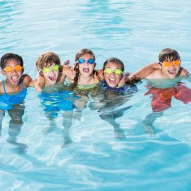 Splashtastic Summer Camp class at Village of Grayslake Esper A Petersen Family Aquatic Center