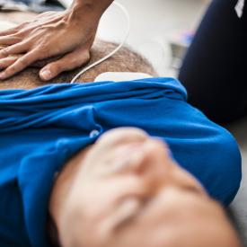 Community CPR &amp; AED class at Jerry Resnick Aquatic Center