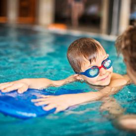 Private Swim Lesson class at Round Lake Area Park District Pool